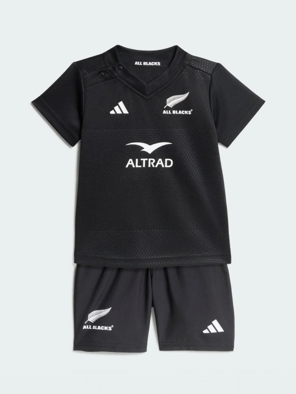 adidas Kids All Blacks Home Jersey Set in Black